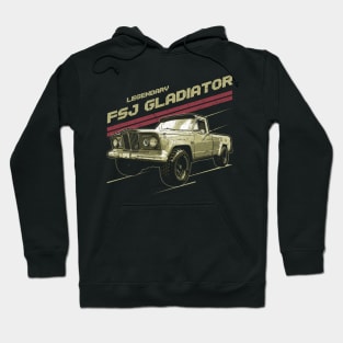 FSJ Gladiator Truck Jeep car trailcat Hoodie